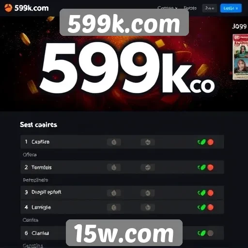 Comparação de 599k.com com outros sites de jogos